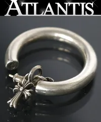 クロムハーツ　フープピアス CHROME HEARTS 銀座店 クロムハーツ スタック CHクロスチャーム フープ