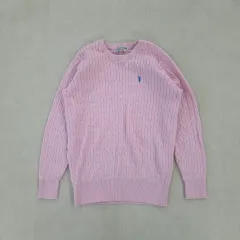 M ポロ ラルフローレン ケーブル ニット 0126J1
