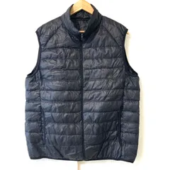 ビッグサイズ！XL！(^w^)b UNIQLO ユニクロ ウルトラライト ダウン ベスト ジャケット ナイロン100% 防寒 軽量 アウター アウトドア 315-069088 キャンプ 登山 秋冬 ブラック メンズ