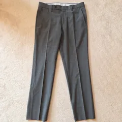 UNITED ARROWS スラックス ／グレー テーパードパンツ Sサイズ ウール混 メンズ