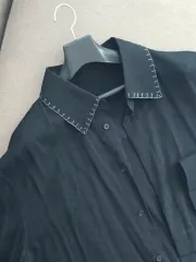 SYSTEM homme ツイード シャツ ジャケット 105 サイズ 状態好し 中古