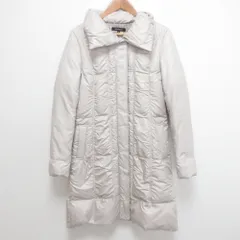良品 LAUTREAMONT ロートレアモン ロング丈 キルティング ダウンコート サイズ40 オフホワイト レディース 古着 中古 USEDのサムネイル
