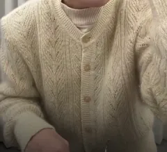 ヴィンテージ アンゴラ カーディガン