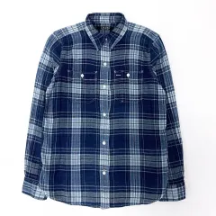 90 ポロラルフローレン 冬 CHECK コットン シャツ