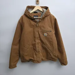 L Carhartt カーハート ヴィンテージ サンドストーン ダック アクティブ フード ジャケット