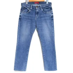 美品 RED CARD レッドカード HAUNT別注 Anniversary 20th ダメージ加工 ストレッチ デニムパンツ HN12503 W24 インディゴブルー レディース 古着 中古 USED