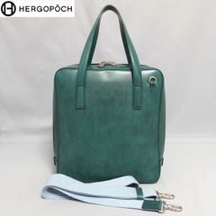 美品 エルゴポック フラップ オールレザー ショルダーバッグ クロス 