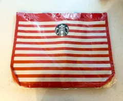 未開封) スターバックス ホリデー 多用途バッグ : ウォーリーをさがせ - ストライプ