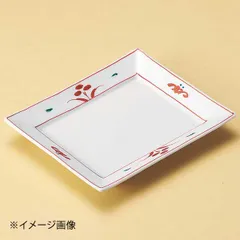 【新品】赤絵角皿