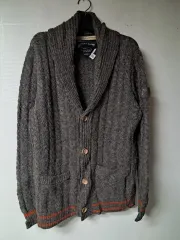 トミーヒルフィガー ケーブル ニット カーディガン