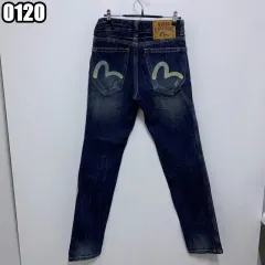 28 エヴィス ダブル LINE デニム パンツ