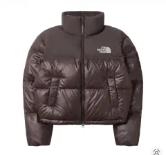 THE NORTH FACE ホワイトレーベル ノベルティ ヌプシ RDS ダウン ジャケット ココア ブラウン (W