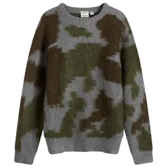 グラミチ メンズ アウター ニット・セーター Gramicci Mohair Sweater Jungle Digi Camoのサムネイル
