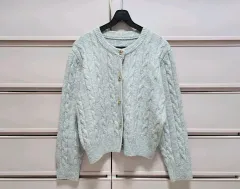 ケーブル編みニットカーディガン 新品