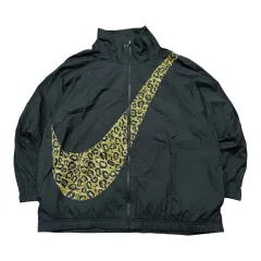 (即納) NIKE レオパード BIGスウッシュ NSW ウィンドブレーカー