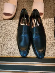 Yanko 毛糸 Sydney Negro ローファー