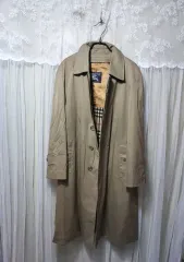 バーバリー ベージュ トレンチ コート(ウール100%ライナー 含む)