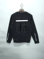 アディダス メンズ バックロゴ03 スウェット ブラック (100 サイズ)