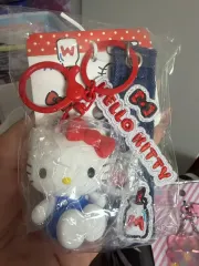 ハローキティ デニム フィギュア キーホルダー