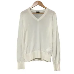 良品 23AW JOSEPH ジョセフ Vネック ニット セーター S ホワイト レディース 古着 中古 USEDのサムネイル