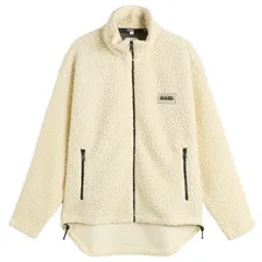 ナパピリ メンズ アウター ジャケット・ブルゾン ロゴ フリース Napapijri x Martine Rose Logo Fleece Jacket White Whisper ホワイトのサムネイル
