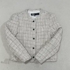 XS ザラ ツイード テクスチャード ジャケット 0212