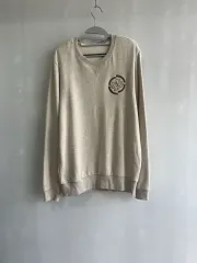 KOLON SPORT コーロンスポーツ オートミール ロゴ スウェット ラウンド Tシャツ 105 サイズ