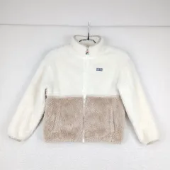 FILA キッズ フリース ジャケット アイボリー/ベージュ (120/7歳)