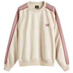 ニードルズ レディース アウター パーカー・スウェット クルーネック シャツ Needles Track Crew Neck Sweatshirt Ivory アイボリーのサムネイル
