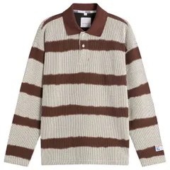 ナパピリ メンズ トップス ポロシャツ Napapijri x Martine Rose Long Sleeve Polo Stripe L64 ストライプのサムネイル