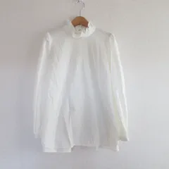 良品 組曲 プルオーバー バックギャザーブラウス 3 オフホワイト レディース 古着 中古 USED