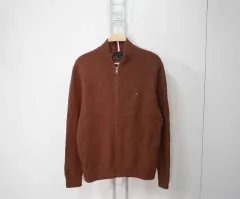 N-10477/トミーヒルフィガー 正規品 メンズ ジップアップ カーディガン L