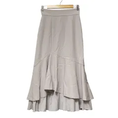 美品 24SS PROPORTION BODY DRESSING プロポーションボディードレッシング ドッキングマーメイドスカート S グレージュ レディース 古着 中古 USED