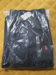 ポロラルフローレン ネイビー ワッフル ハーフジップアップニット XL 新品