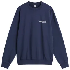 スポーティ アンド リッチ レディース アウター パーカー・スウェット シャツ Sporty Rich Play Tennis Crew Sweatshirt Dark Navy ネイビーのサムネイル
