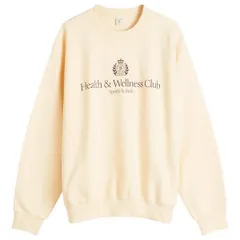 スポーティ アンド リッチ レディース アウター パーカー・スウェット シャツ Sporty RichW Crest Crew Sweatshirt Cream クリームのサムネイル