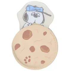 【メール便】スヌーピー 手鏡 ケース入りミラー Cookie Atelier series オラフ ピーナッツ 化粧直し ケース付き キャラクター グッズ 
