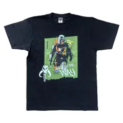 【メール便】スターウォーズ マンダロリアン アンド グローグー Tシャツ T-SHIRTS 黒 Lサイズ STAR WARS インロック コレクション雑貨 ディズニー 日本製 キャラクター グッズ 