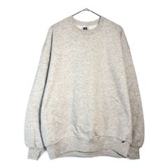 90年代 USA製 RUSSELL ATHLETIC ラッセル 無地スウェット グレー(メンズ XL)中古 古着 X6396