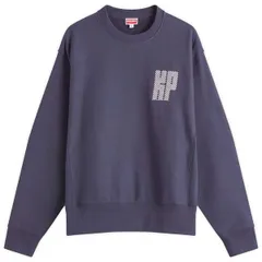ケンゾー メンズ アウター パーカー・スウェット シャツ 刺繍 Kenzo Gots Kamon Embroidered Classic Sweatshirt Midnight Blue ブルー