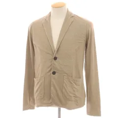 【中古】【未使用】ロベルトコリーナ ROBERTO COLLINA リネン ジャージー ニットジャケット ベージュ【サイズ44】【メンズ】のサムネイル