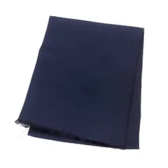 【中古】ジョルジオアルマーニ GIORGIO ARMANI ウール系 ストール ネイビー【メンズ】