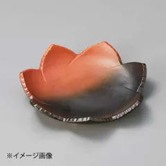【新品】暖橙葉型6.0皿