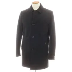 【中古】ムーレー MOORER ポリエステル リバーシブル 中綿ステンカラーコート ブラックxダークネイビー【サイズ46】【メンズ】のサムネイル