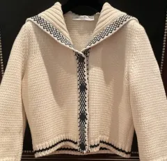 ディオール セーラー ニット カーディガン ジャケット 40