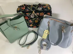 レディースバッグ トートバッグ ショルダーストラップ付き 3点 セット