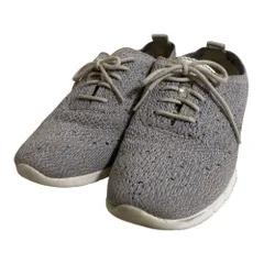 美品 Cole Haan ZEROGRAND コールハーン ニットスニーカー サイズ6.5 23.5cm相当 グレー レディース 古着 中古 USED