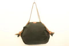 【中古】 IL BISONTE レディースショルダーバッグ -- 3way キャンディバッグ IL BISONTE -- 黒 ブラック 茶 ブラウン ロゴ
