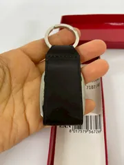 Salvatore Ferragamo フェラガモ キーリング レザー ブラック 未使用 箱付き