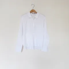 良品 24SS JUSGLITTY ジャスグリッティー 長袖 パールボタンブラウス 44218290 1 ホワイト レディース 古着 中古 USED